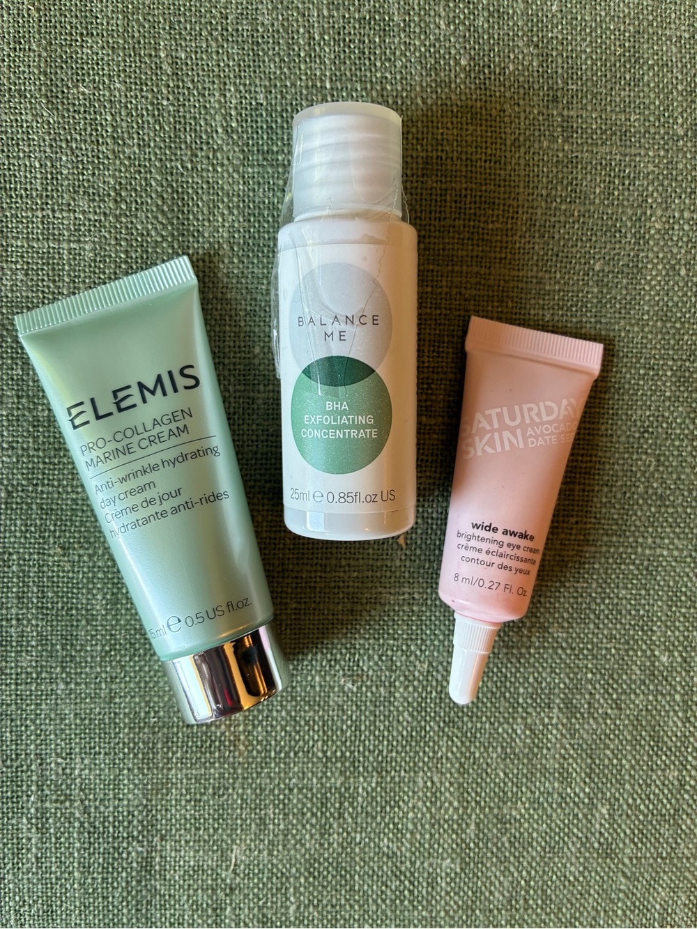 Skincare Trio Elemis + Balance Me + Saturday Skin